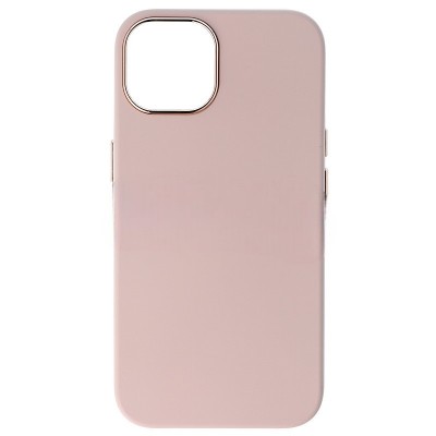 Husa iPhone 14, Silicon Liquid Cover, Roz